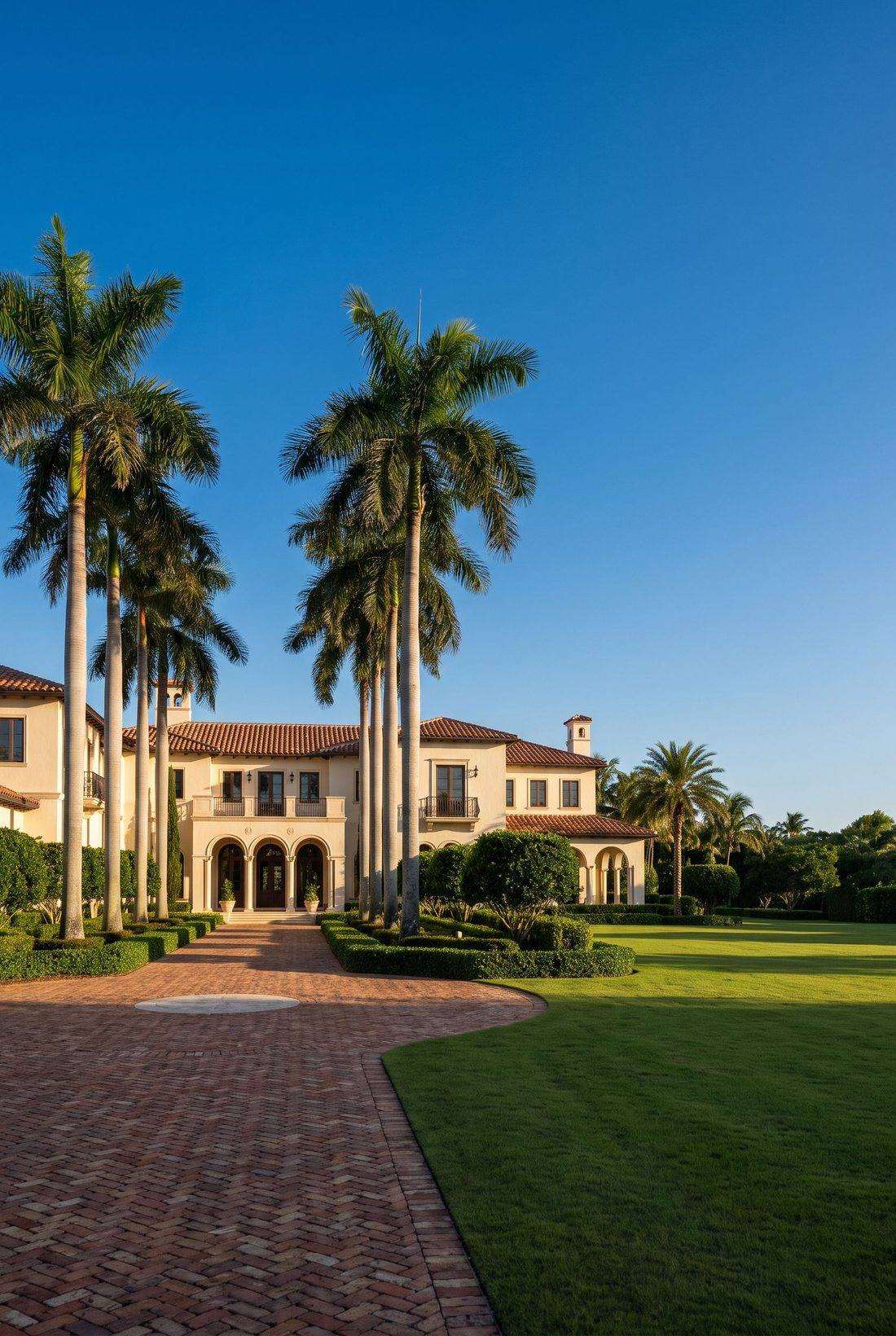 An estate home in Palm Beach County, South Florida